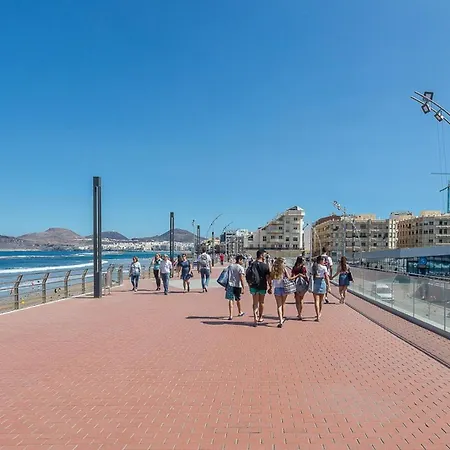 Canteras - 2bdr - Wifi - Balcony 라스팔마스